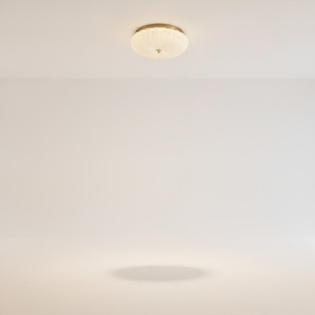 Plafonnier Salon - Cristal Crème Bauhaus