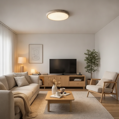 Plafonniers Led - Cercle Crème