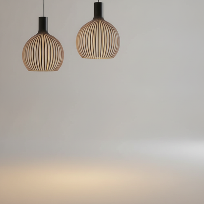 Suspension Bois - Charme Minimaliste