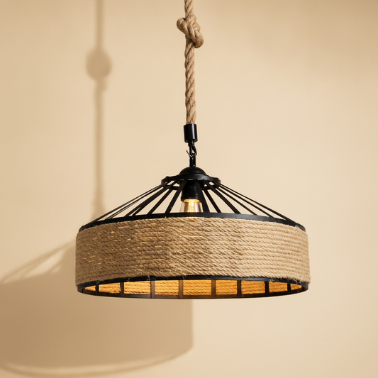Suspension Corde - Tambour De Chanvre Rétro