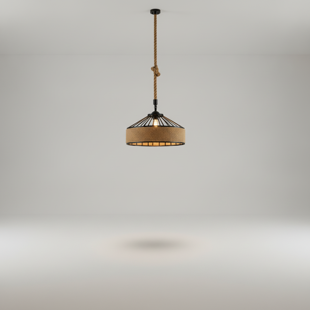 Suspension Corde - Tambour De Chanvre Rétro
