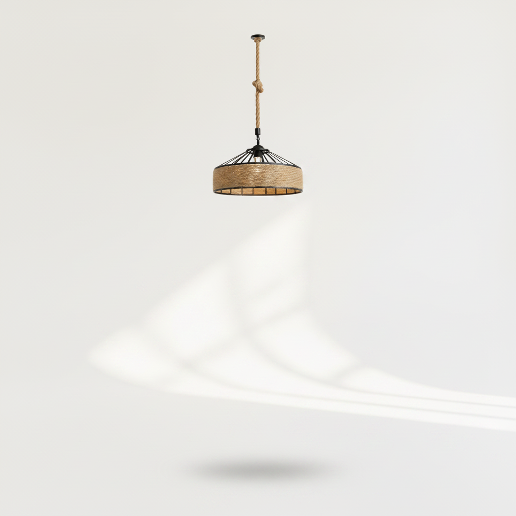 Suspension Corde - Tambour De Chanvre Rétro