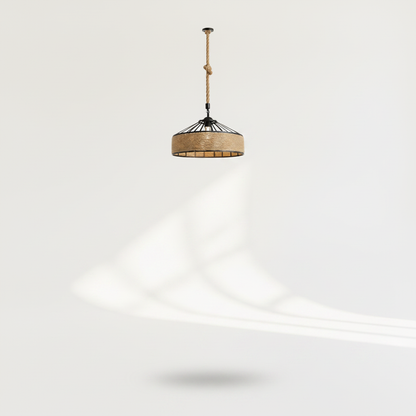 Suspension Corde - Tambour De Chanvre Rétro