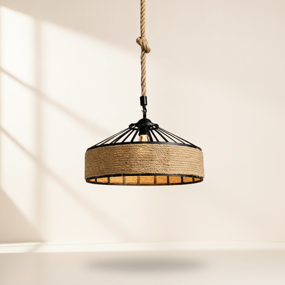 Suspension Corde - Tambour De Chanvre Rétro