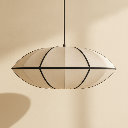Suspension Japonaise - Lampion de Soie Zen
