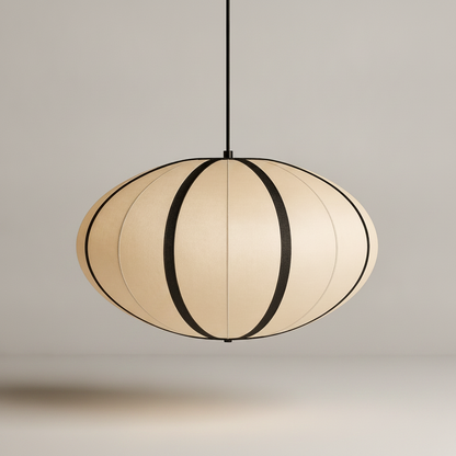 Suspension Japonaise - Lampion de Soie Zen
