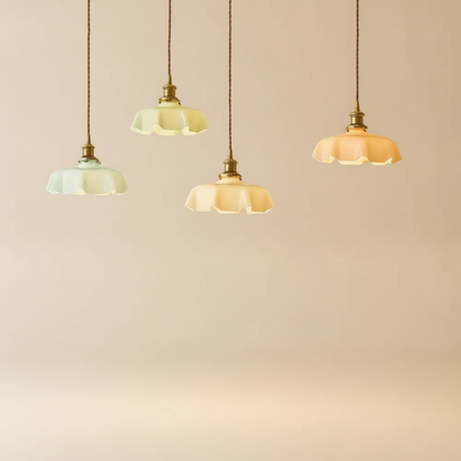 Suspension Laiton - Éclat Rétro