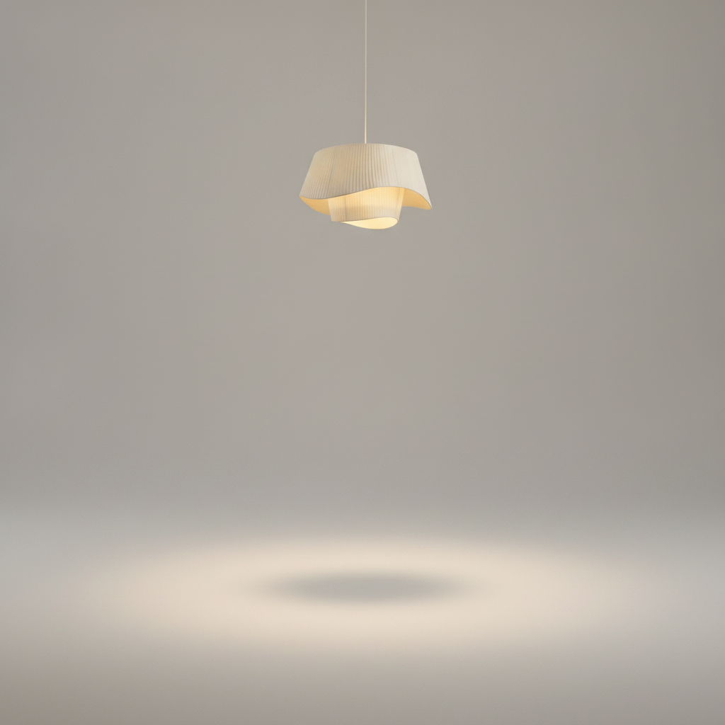 Suspension Lin - Voile Crème Nordique