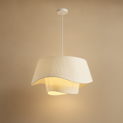 Suspension Lin - Voile Crème Nordique