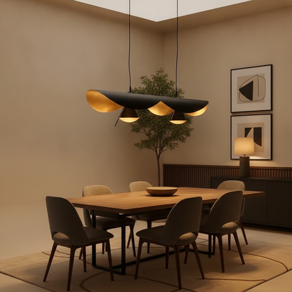 Suspension Linéaire LED - Ligne Polie Minimaliste