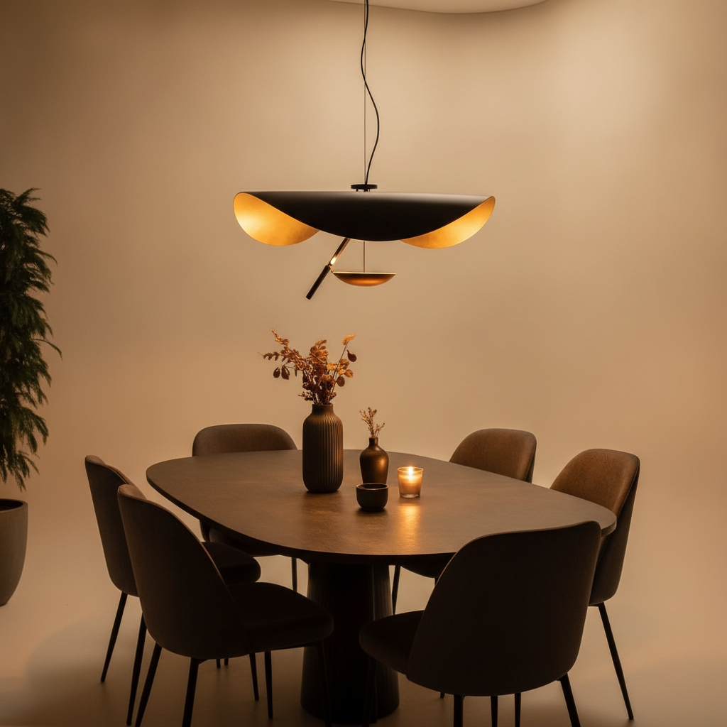 Suspension Linéaire LED - Ligne Polie Minimaliste