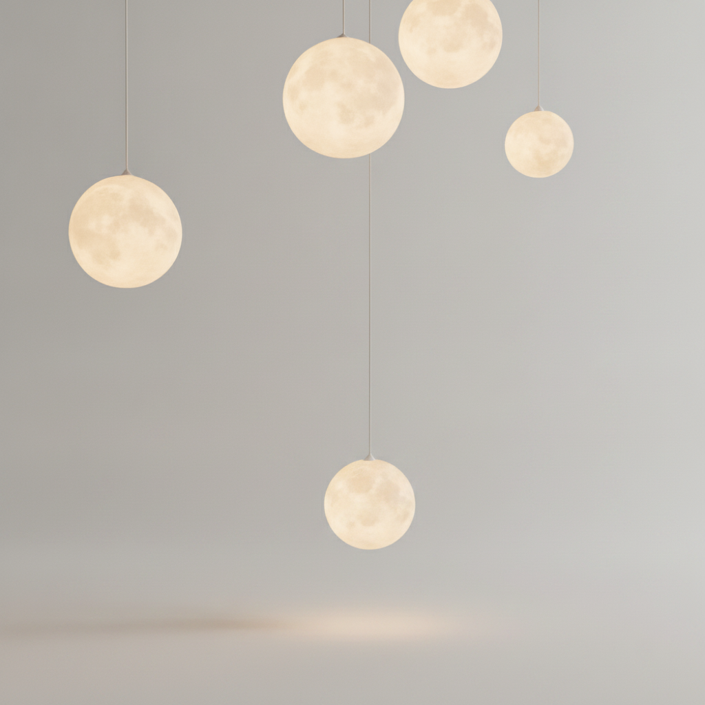Suspension Luminaire Boule - Pleine Lune
