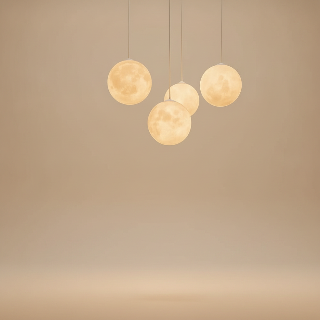 Suspension Luminaire Boule - Pleine Lune