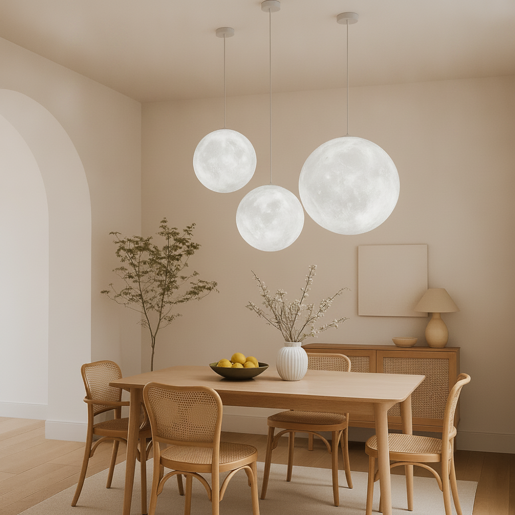 Suspension Luminaire Boule - Pleine Lune