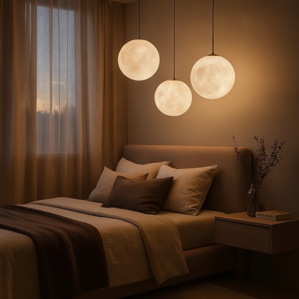Suspension Luminaire Boule - Pleine Lune