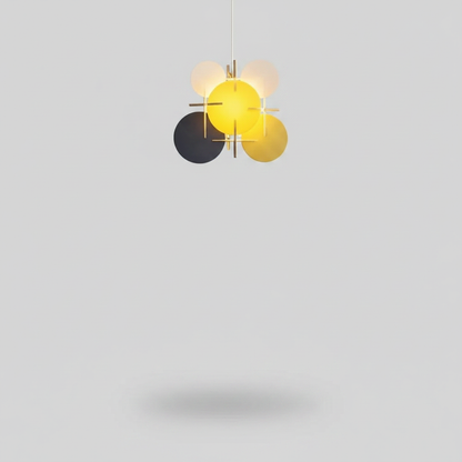 Suspension Luminaire Colorée - Pétales Acryliques
