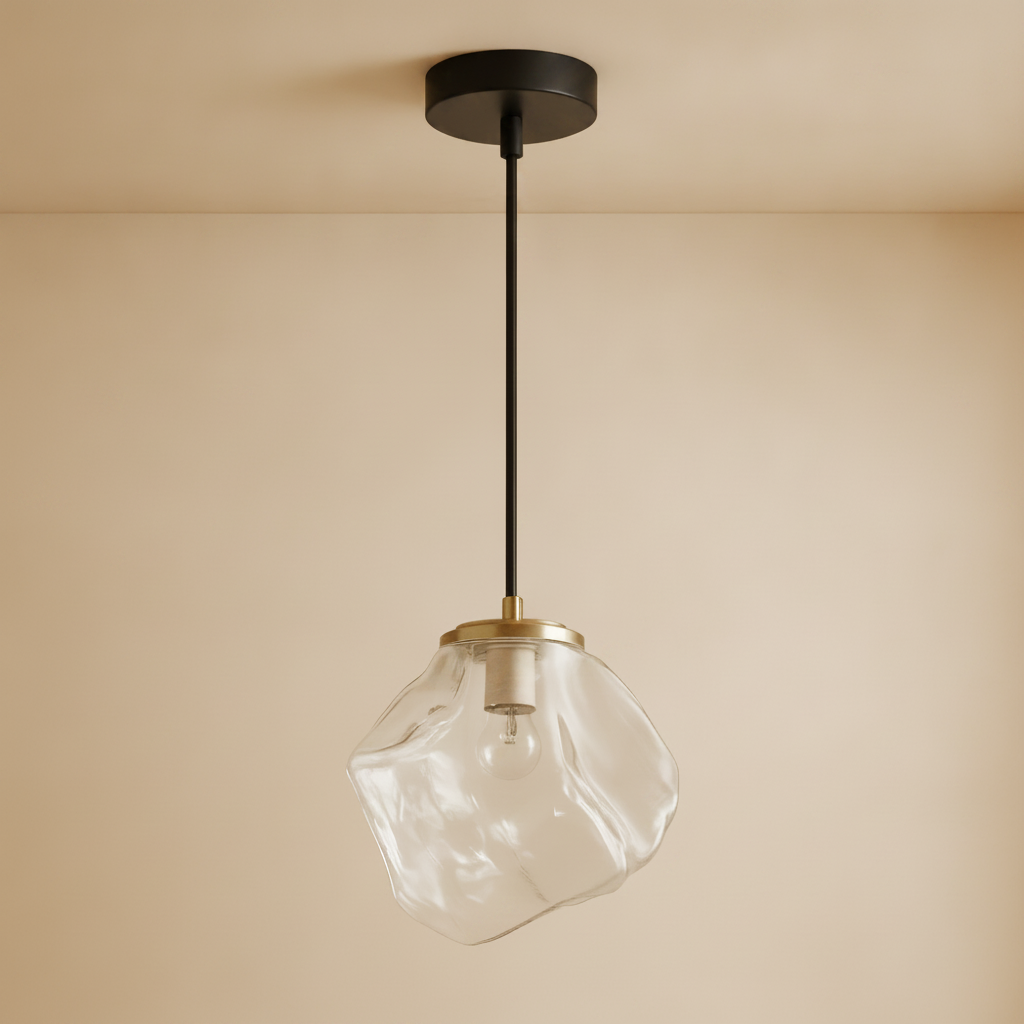 Suspension Luminaire Design - Halo Acrylique Raffiné