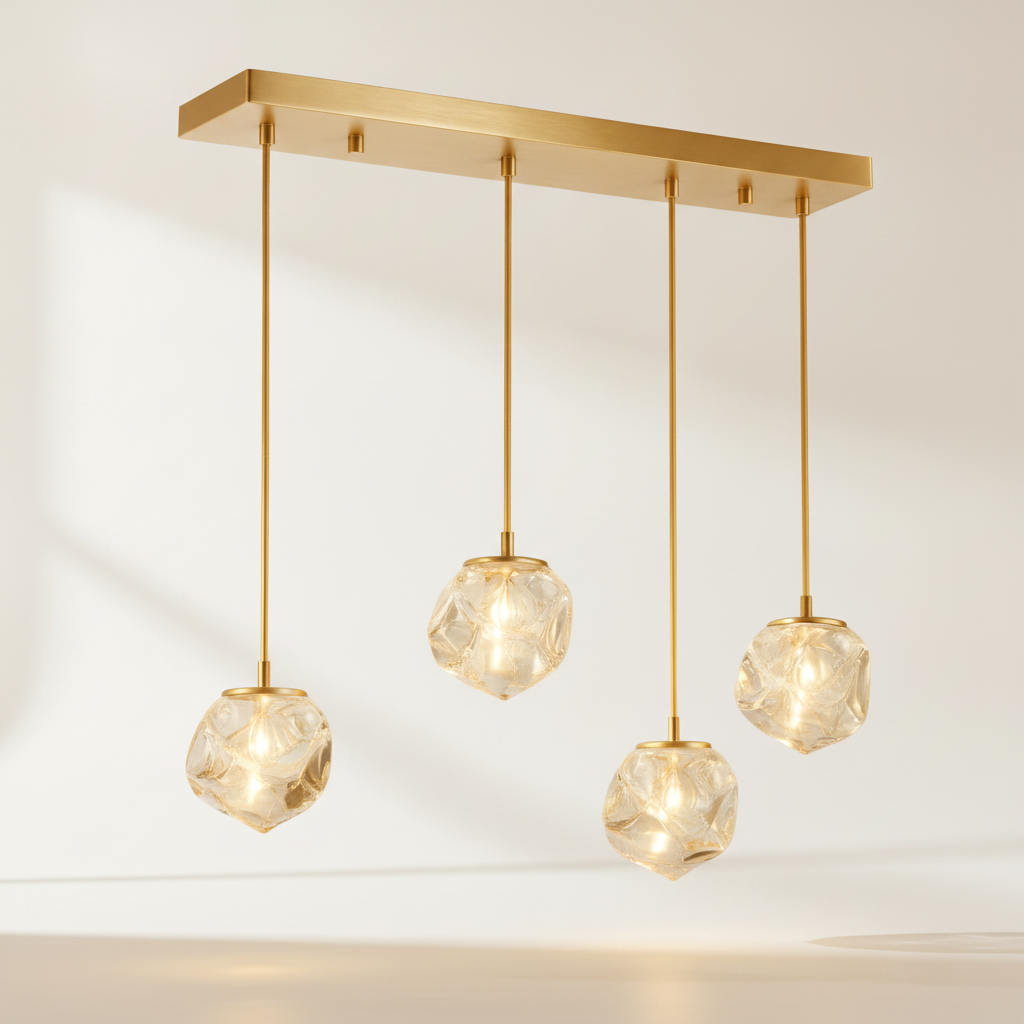 Suspension Luminaire Design - Halo Acrylique Raffiné