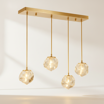 Suspension Luminaire Design - Halo Acrylique Raffiné