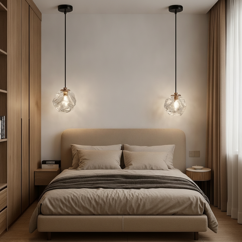 Suspension Luminaire Design - Halo Acrylique Raffiné
