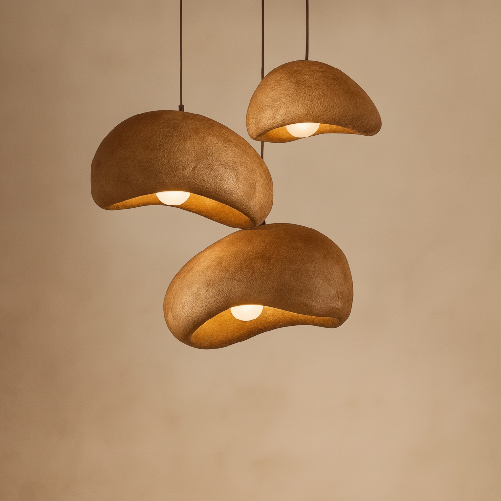 Suspension Luminaire Design - Nuage Japandi