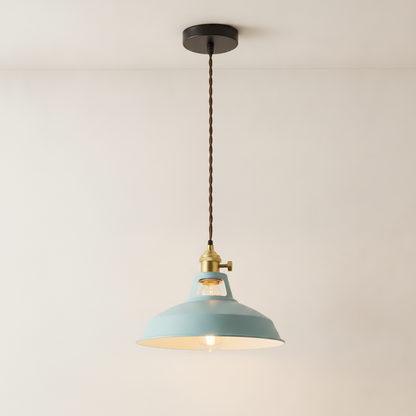 Suspension Luminaire Industriel - Éclat Rétro Pastel