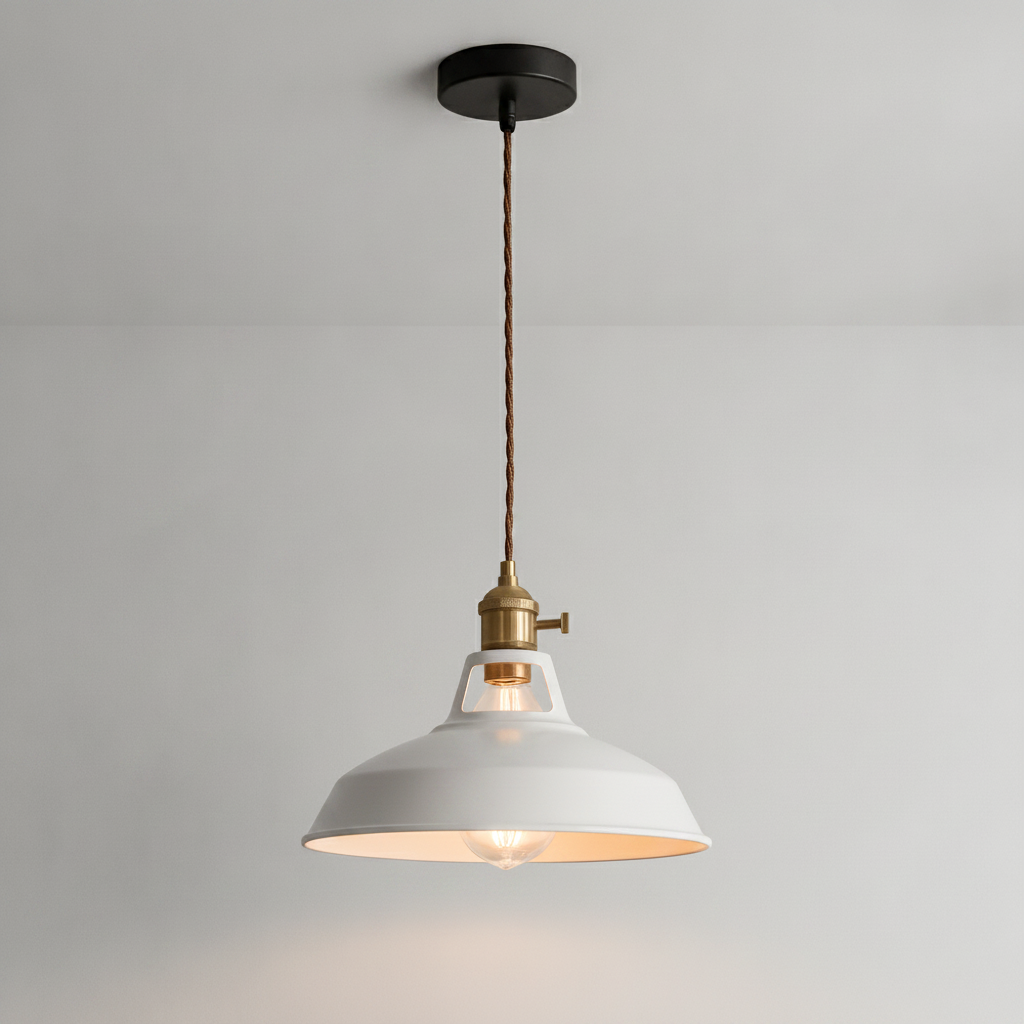 Suspension Luminaire Industriel - Éclat Rétro Pastel