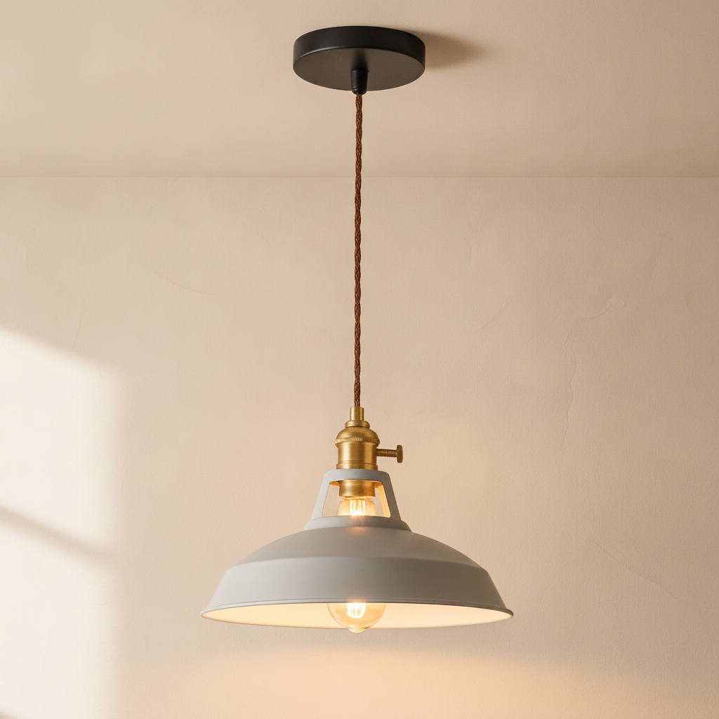 Suspension Luminaire Industriel - Éclat Rétro Pastel