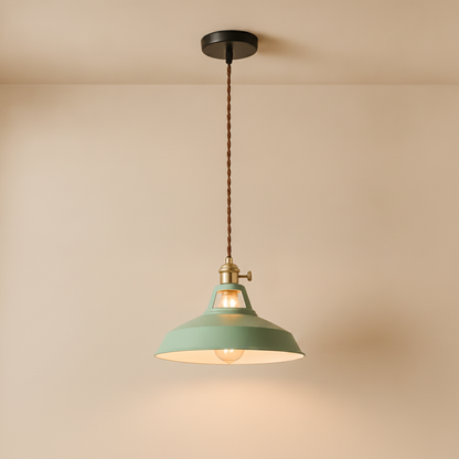 Suspension Luminaire Industriel - Éclat Rétro Pastel