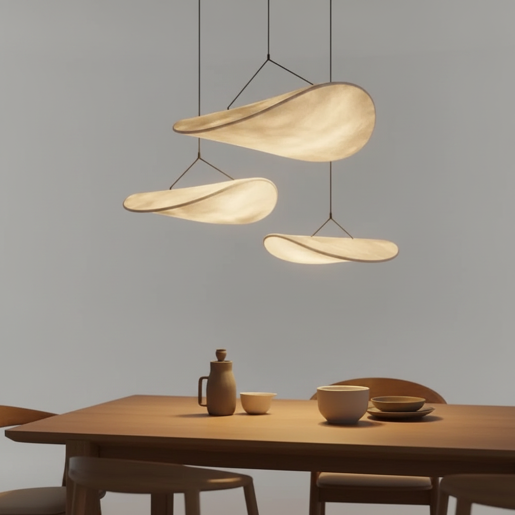 Suspension Luminaire Japandi - Sérénité Éclipsée
