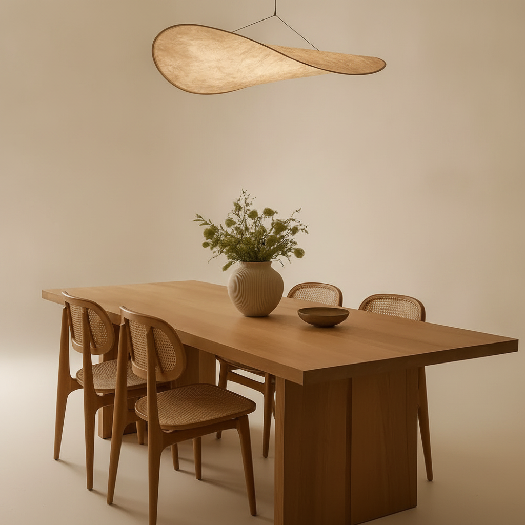 Suspension Luminaire Japandi - Sérénité Éclipsée