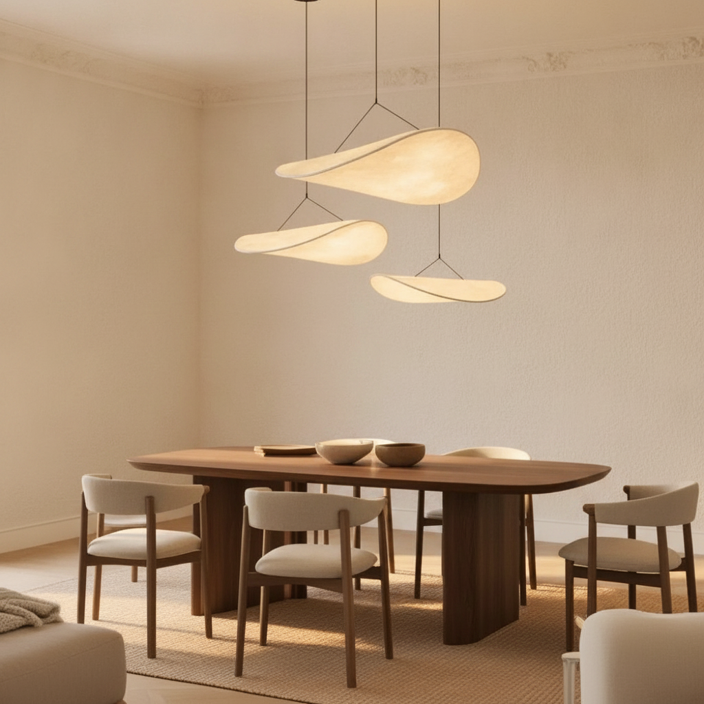 Suspension Luminaire Japandi - Sérénité Éclipsée