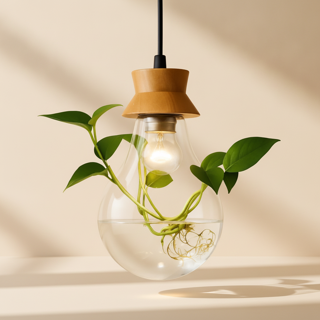 Suspension Luminaire Lampe - Flore Éclairée
