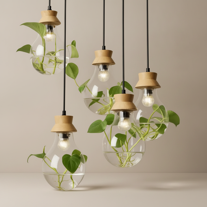 Suspension Luminaire Lampe - Flore Éclairée