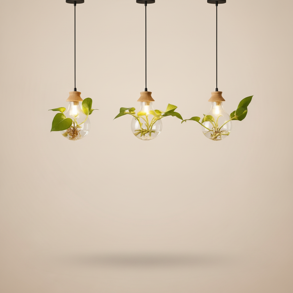 Suspension Luminaire Lampe - Flore Éclairée