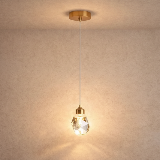 Suspension Luminaire Verre - Cristal Suspendu Précieux