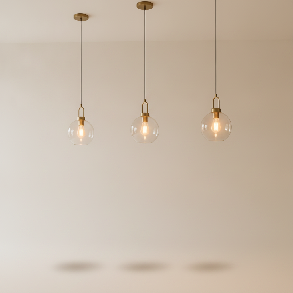 Suspension Luminaire Verre - Équilibre Moderne