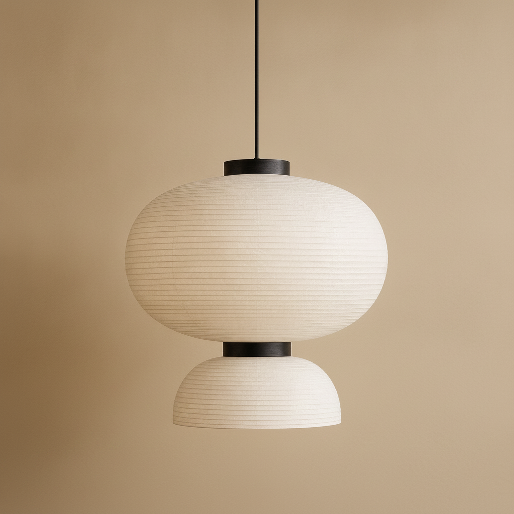 Suspension Papier de Riz - Équilibre Wabi Sabi