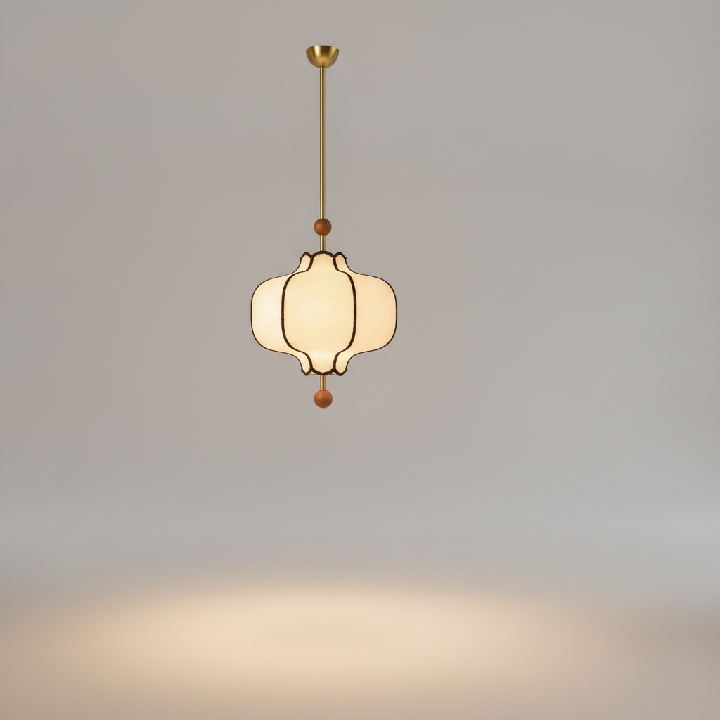 Suspension Vintage - Sphère Bois Patiné