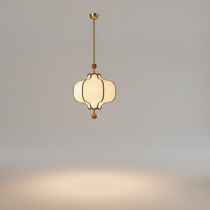 Suspension Vintage - Sphère Bois Patiné