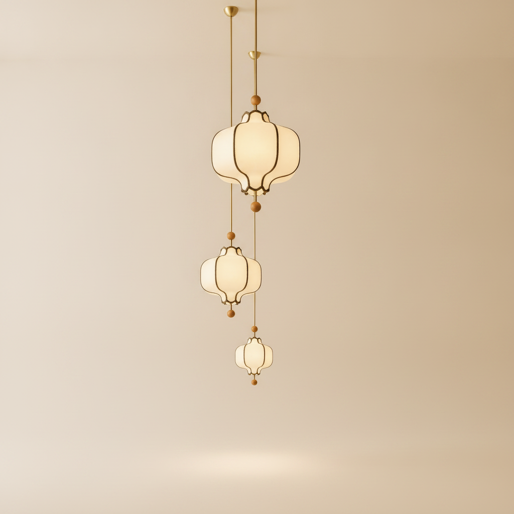 Suspension Vintage - Sphère Bois Patiné
