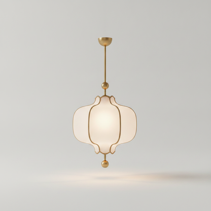 Suspension Vintage - Sphère Bois Patiné